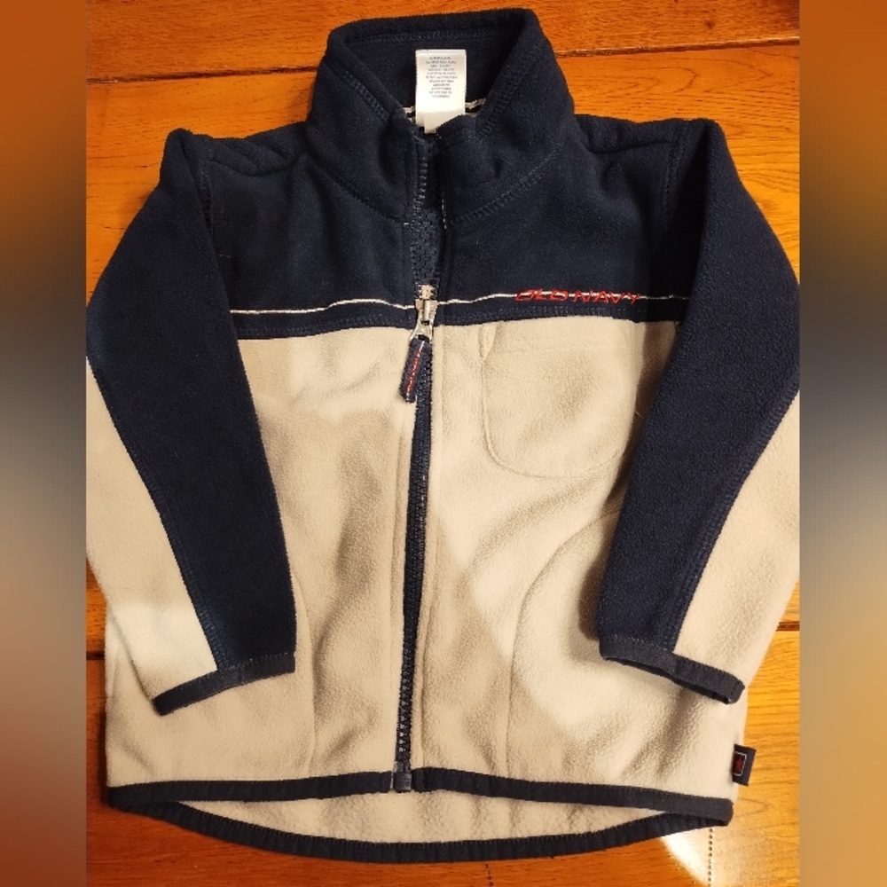 Vintage Old Navy Kid's 2T Sherpa Full Zip Front Jacket